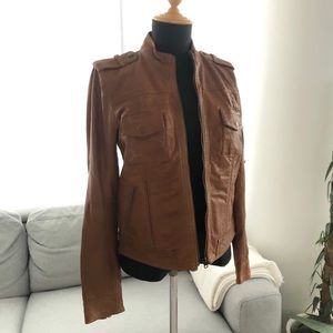 Lucky Brand Brown Leather Jacket 🤎